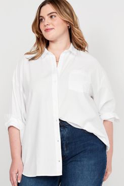 Old Navy Oversize Button-down Boyfriend Shirt