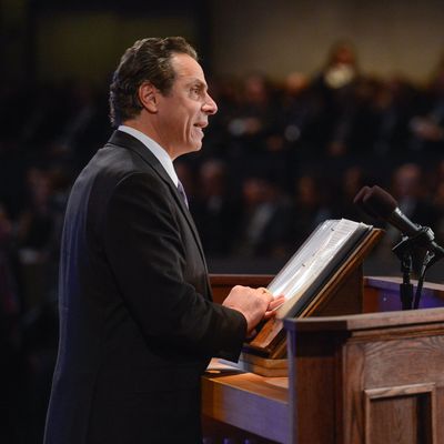 January 13, 2016- Albany, NY- Governor Andrew Cuomo delivers 2016 State of the State Address and 2016-17 Executive Budget Address to the people of New York State.