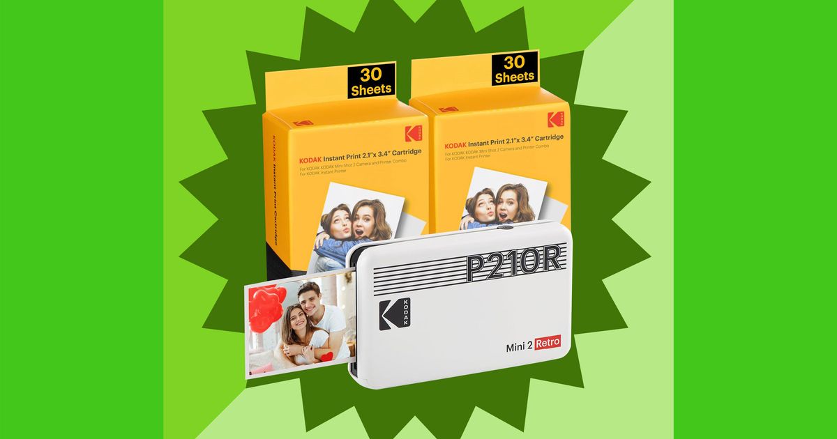 Buy Kodak Mini 2 Retro Portable Instant Photo Printer (P210R