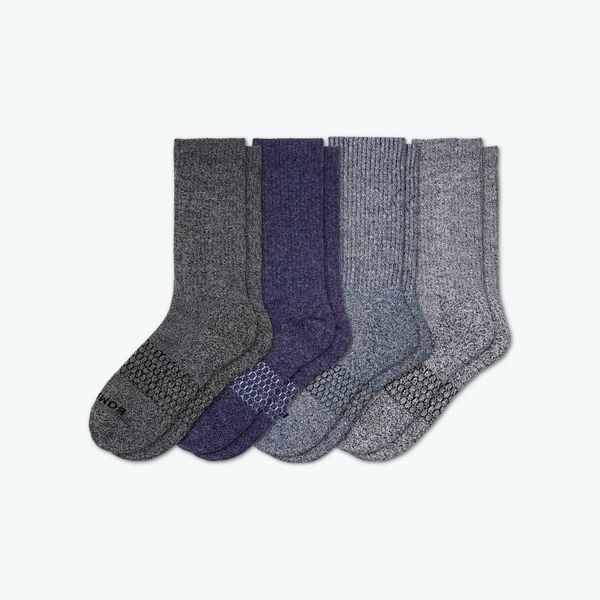 Bombas Socks Men's Marl Calf Sock 4-Pack