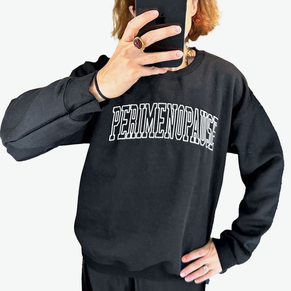 Batsheva Perimenopause Embroidered Sweatshirt