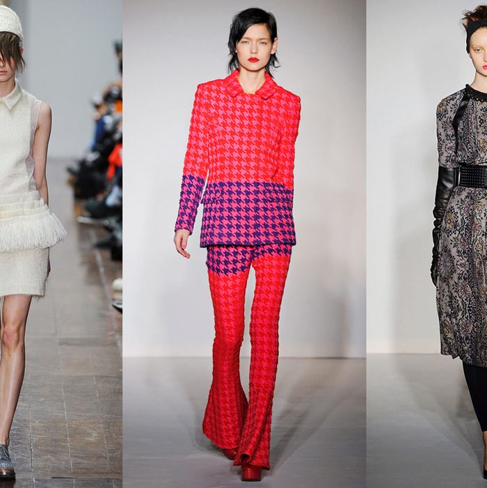 Looks by Simone Rocha, House of Holland, and Clements Ribeiro.