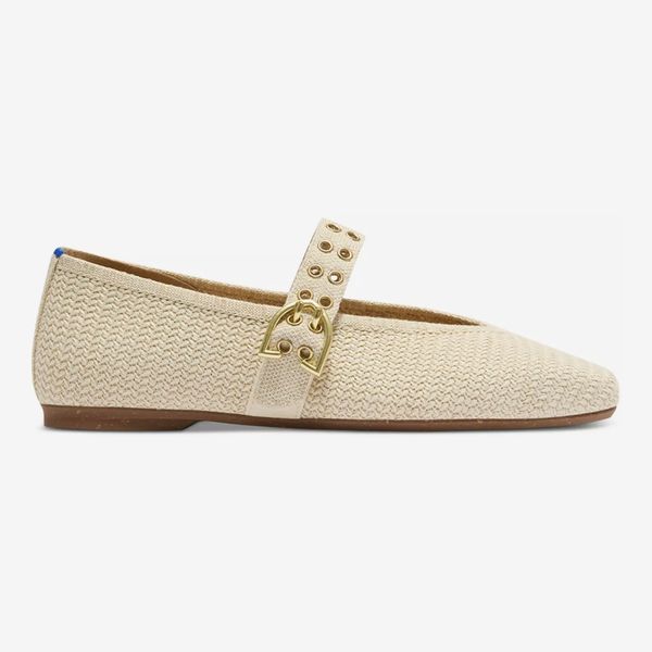 Rothy’s Women’s Max Buckle Knit Mesh Mary Jane Flats