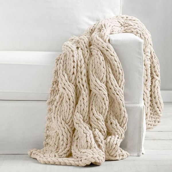 Pottery Barn Colossal Handknit Throw