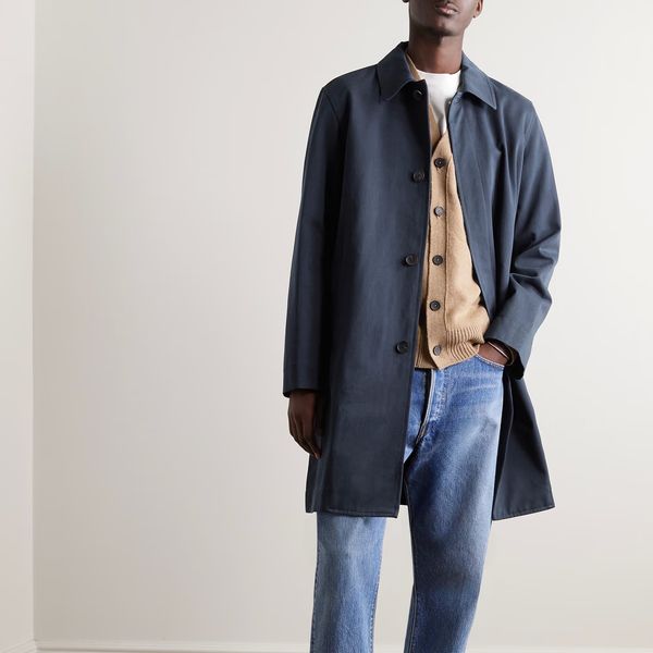 Mr. P Cotton-Gabardine Coat