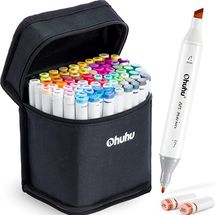 Ohuhu Double Tipped Alcohol Based Art Marker Set