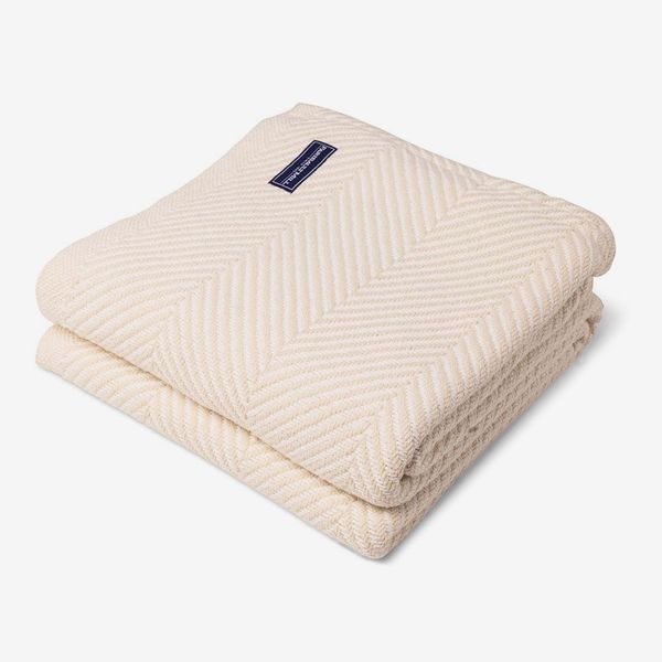 Faribault Mill Monhegan Cotton Throw Without Fringe