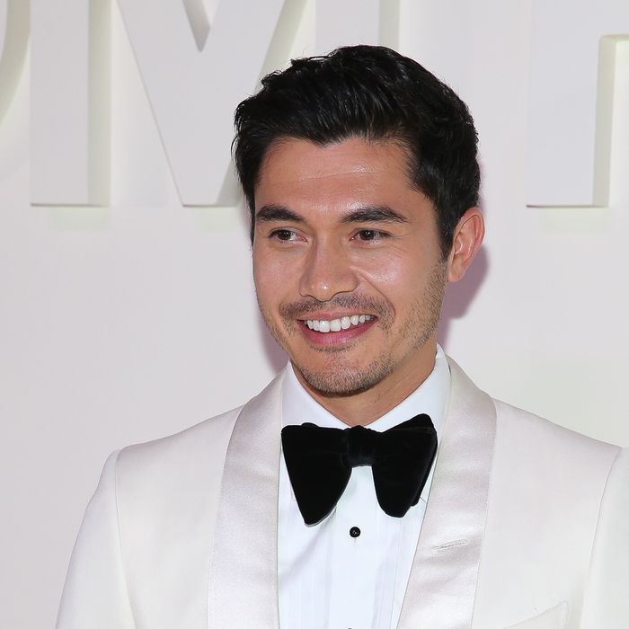 Henry Golding at the Tom Ford fashion show.