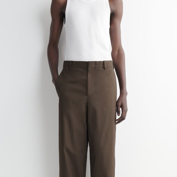 Cos Cotton Relaxed-Fit Wide-Leg Pants