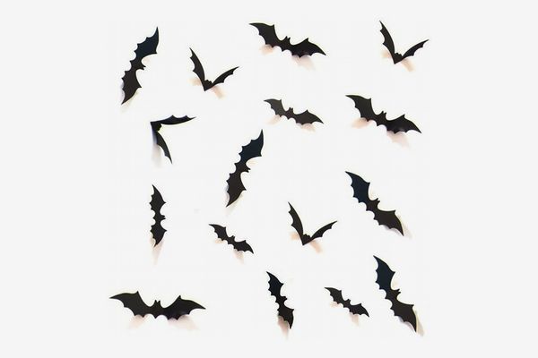 Set of 28 Sticky Bats to Stick on Walls and Windows, Assorted Sizes