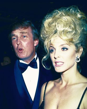 Donald Trump and Marla Maples.