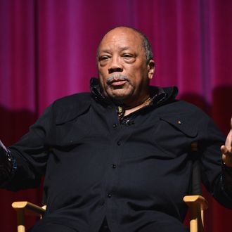 Composer Quincy Jones attends a special screening of A&E Entertainment's 