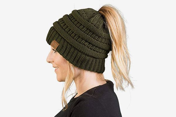 Funky Junque Exclusives Womens Beanie Oversized Slouchy Hat Ribbed Knit Warm Cap