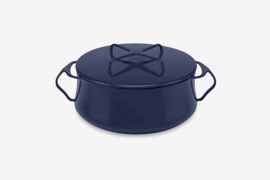 Dansk - DANSK designs Blue Enamelware Casserole Pot with