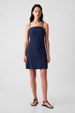 Gap Linen-Blend Mini Dress