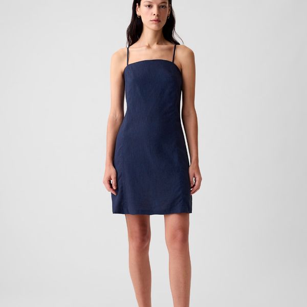 Gap Linen-Blend Mini Dress