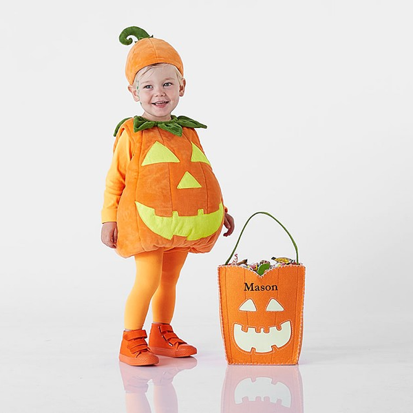 Pottery Barn Kids Glow-in-the-Dark Pumpkin Halloween Costume