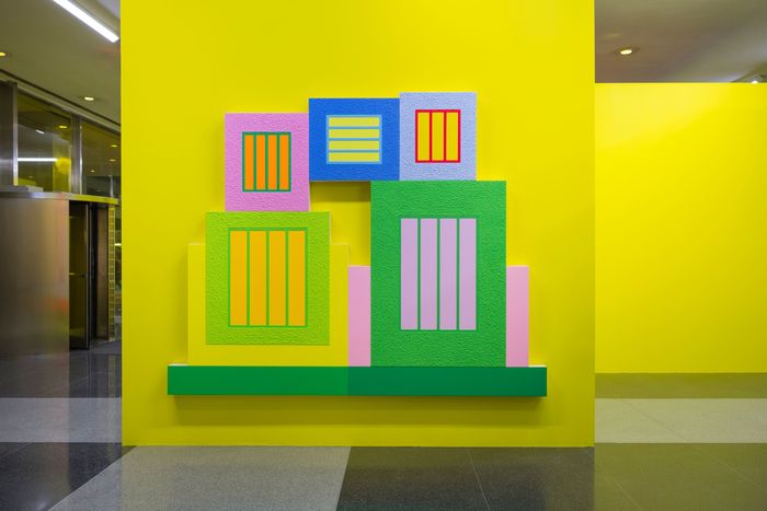 Peter Halley’s Anxious, Day-Glo Dystopian Paintings