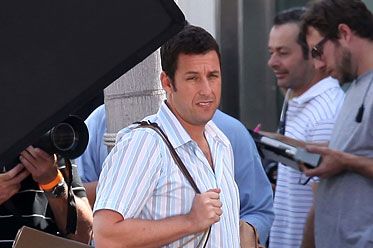 See Jennifer Aniston and Adam Sandler Shooting Just Go With It ...