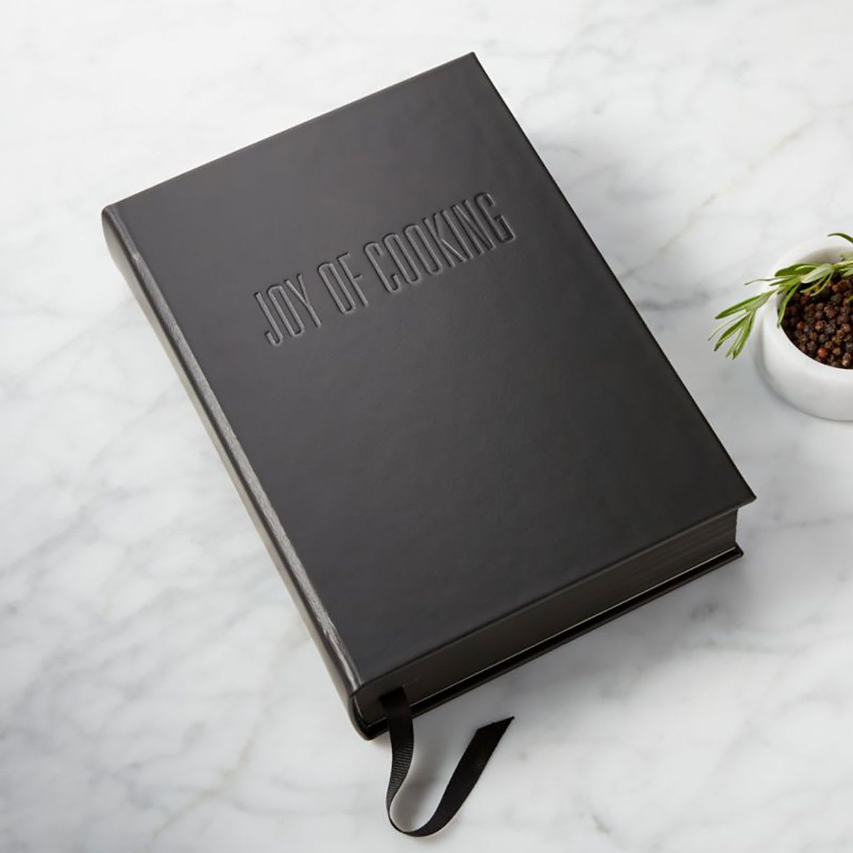 Joy Of Cooking Debuts Black Leather, Leather Bound Recipe Book