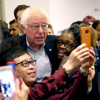 Democratic Presidential Candidate Bernie Sanders Campaigns In Nevada Ahead Of State's Caucus