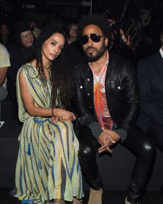 Lisa Bonet and Lenny Kravitz.