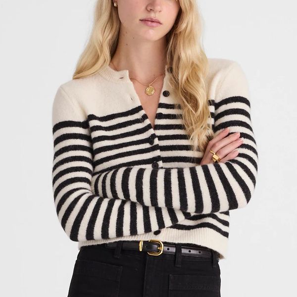 Madewell CloudSoft Shrunken Cardigan