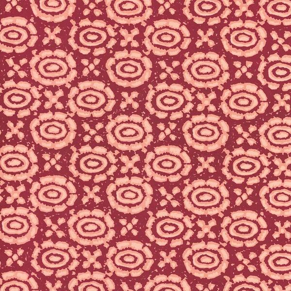 Carta Varese Red Geometric Floral Wrapping Paper