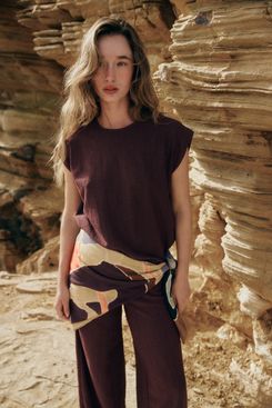 Zara Rustic Sleeveless Top