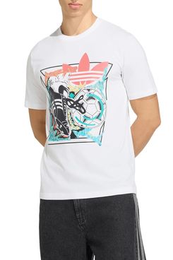 Adidas Anime Soccer Cotton Graphic T-Shirt