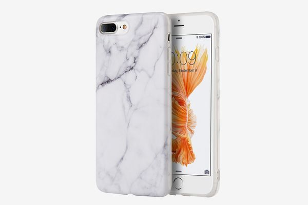 Insten Marble Rubber iPhone 8 Plus Case