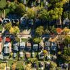 Overhead Drone Shot of Residential Streets