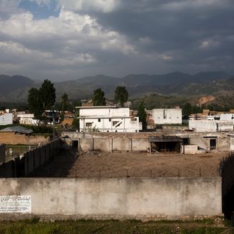 ABBOTTABAD, PAKISTAN - MAY 4: The compound where Osama Bin Laden was killed in an operation by US Navy Seals, is seen on May 4, 2011, in Abottabad, Pakistan. Bin Laden was killed during a U.S. military mission on May 2, at the compound. The Obama administration have decided not to release photographs of Bin Laden's body. (Photo by Warrick Page/Getty Images)