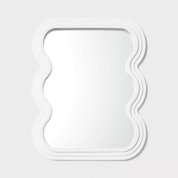 Pillowfort Wave Kids' Mirror White