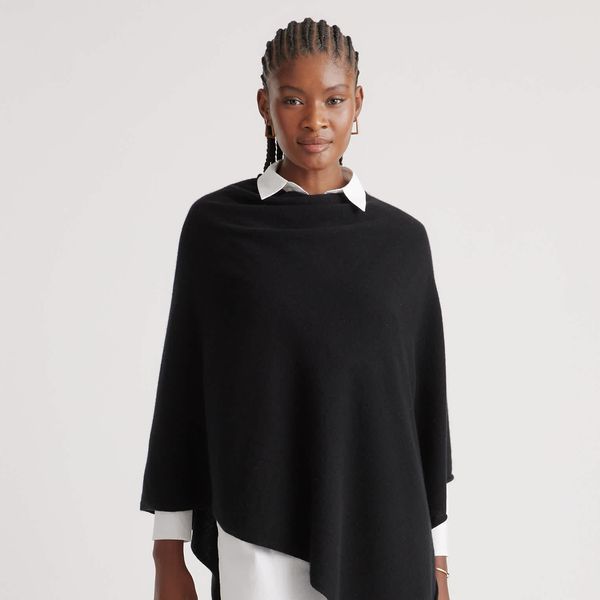 Quince Mongolian Cashmere Poncho