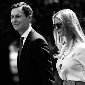 Jared Kushner and Ivanka Trump.