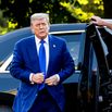 Donald Trump arriving for a dinner during the 2025 NATO Summit in The Hague.