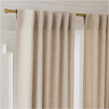 West Elm European Flax Linen Curtain