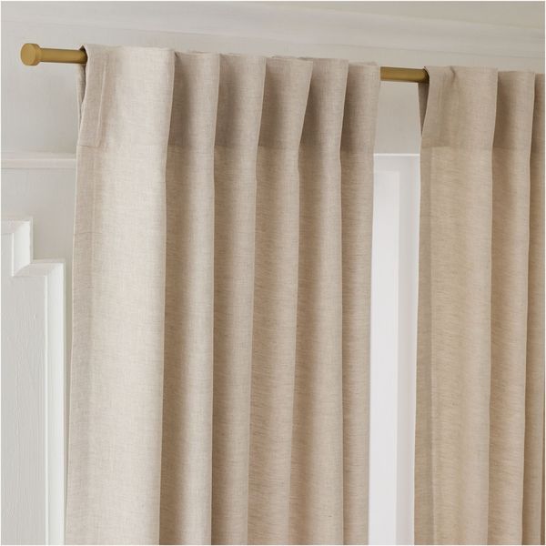 West Elm European Flax Linen Curtain
