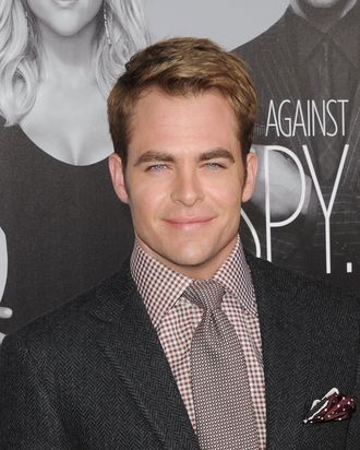 Actor Chris Pine attends the 'This Means War' Los Angeles premiere