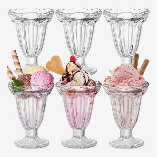 Zenfun Glass Tulip Sundae Cups