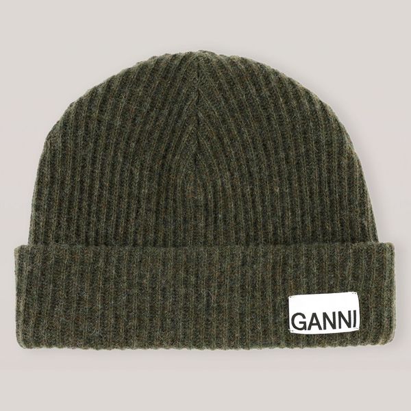 Ganni Wool Knit Hat