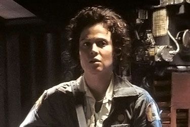 As Ripley, Sigourney Weaver went badass and un-girly with a gas-station attendant jumpsuit over a collared shirt. Utilitarian and pockety, yet neither unflattering nor bulky. A fine choice.