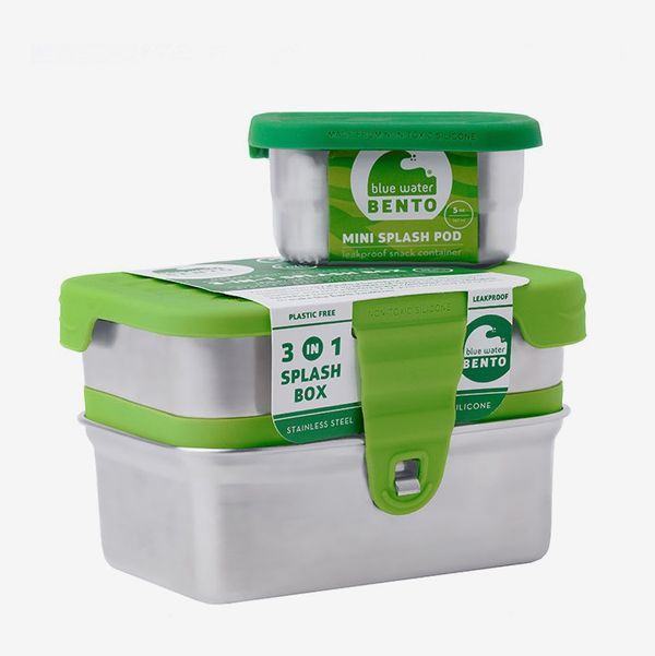 ECOlunch 3-in-1 Splash Box Stainless Steel Food Container