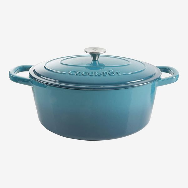 Crock-Pot Artisan Oval Enameled Cast Iron Dutch Oven, 7-Quart