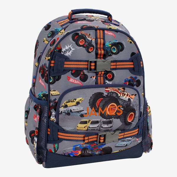 Pottery Barn Hot Wheels Monster Trucks Mackenzie Backpack