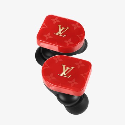 Louis Vuitton Monogram Horizon Wireless Bluetooth Headphones Earphones Set  White