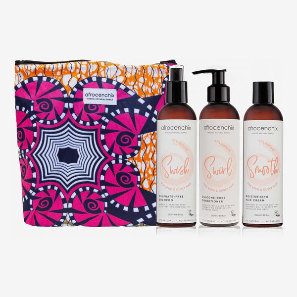 The Newly Natural Set with African Print Bag (Gift Edition)