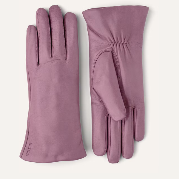 Accessorize Accessorize Womens Gloves M Pink Blend Polyester Leather 