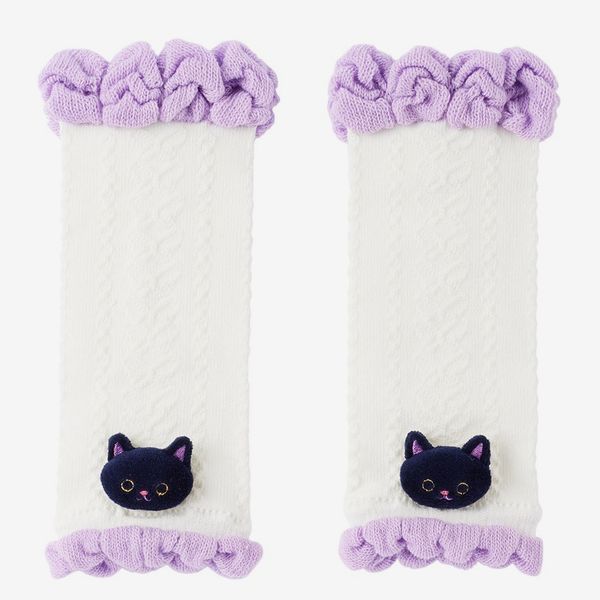Anna Sui Mini SSENSE Exclusive Baby Purple Cat Leg Warmers